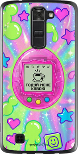 Силиконовый чехол Y2K Aesthetic Retro Pet: Годуй мене кавою для LG K7 - 6784u-451 изображение 