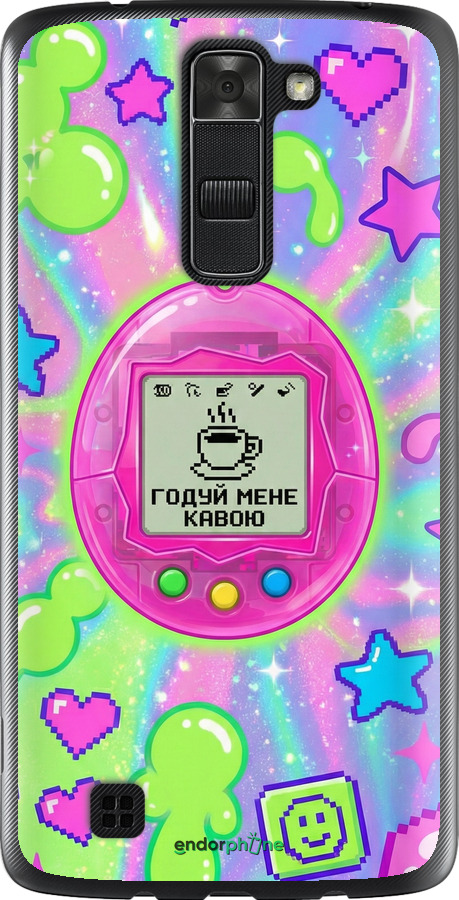Силиконовый чехол Y2K Aesthetic Retro Pet: Годуй мене кавою для LG K7 - 6784u-451 изображение 