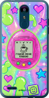 Силиконовый чехол 'Y2K Aesthetic Retro Pet: Годуй мене кавою' для LG K8 2018 изображение 3