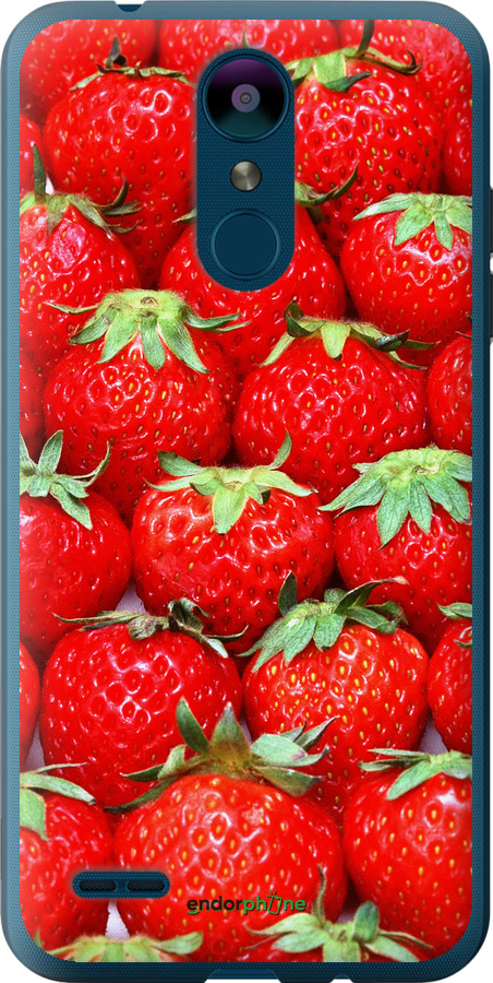 Силіконовий чехол Полуниця для LG K8 2018 - 6020u-1384 изображение 