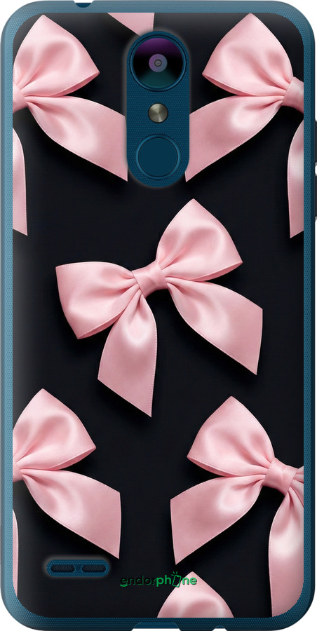Силиконовый чехол Coquette Ribbons Dark Coquette для LG K8 2018 - 6767u-1384 изображение 