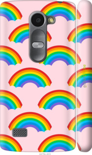 3D пластиковий матовий чехол Rainbows для LG Leon H324 - 4478m-403 изображение 