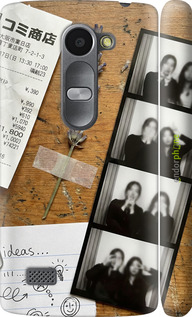 3D пластиковый матовый чехол Aesthetic Scrapbook Collage для LG Leon H324 - 6773m-403 изображение 