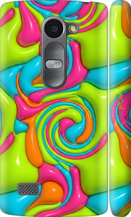 3D пластиковый матовый чехол 'Y2K Jelly Dream' для LG Leon H324 изображение 3
