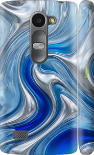 3D пластиковый матовый чехол Liquid Chrome для LG Leon H324 - 6781m-403 изображение 