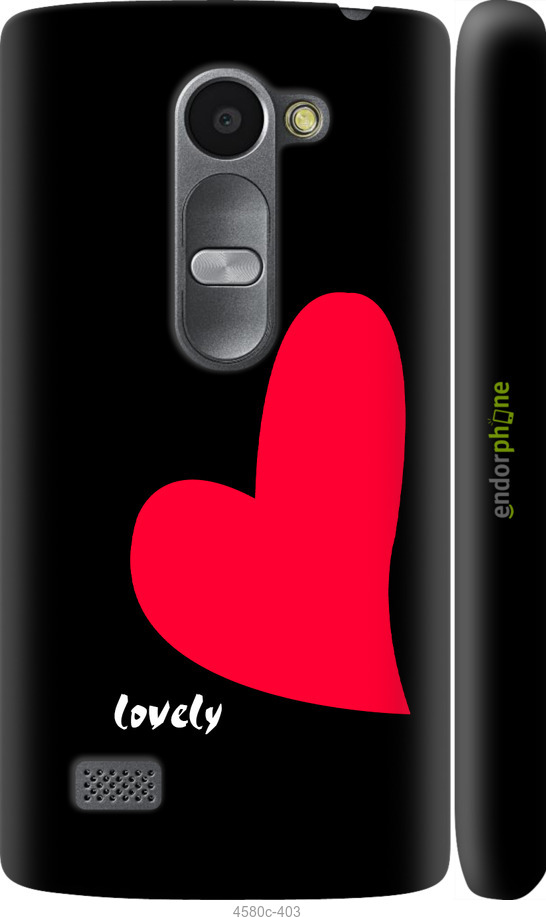 3D пластиковый матовый чехол Lovely для LG Leon H324 - 4580m-403 изображение 