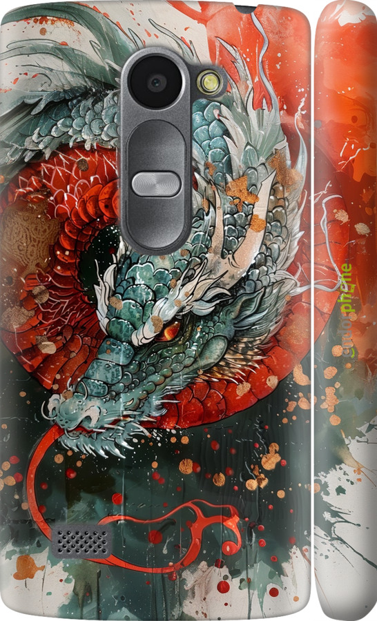 3D пластиковый матовый чехол Стихия огня для LG Leon H324 - 6101m-403 изображение 