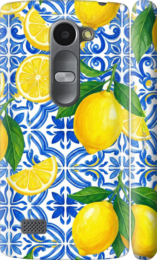 3D пластиковий матовий чехол Grocery Girl Italian Summer для LG Leon H324 - 6766m-403 изображение 