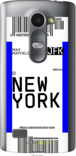 Силіконовий чехол New York для LG Leon H324 - 4861u-403 изображение 