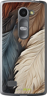 Силиконовый чехол Листья в стиле бохо для LG Leon H324 - 5643u-403 изображение 