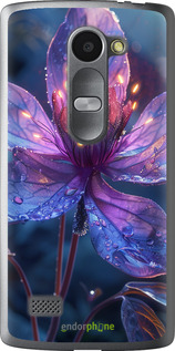 Силиконовый чехол Магический цветок для LG Leon H324 - 6038u-403 изображение 