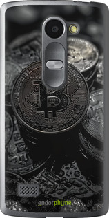 Силіконовий чехол Black Bitcoin для LG Leon H324 - 6090u-403 изображение 