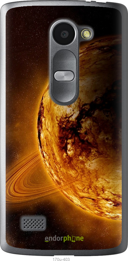 Силіконовий чехол Жовтий Сатурн для LG Leon H324 - 170u-403 изображение 