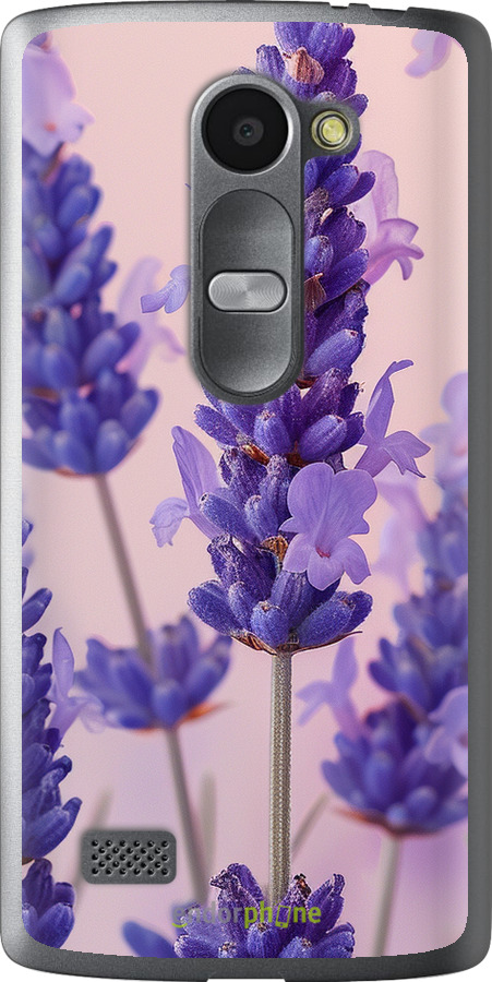 Силіконовий чехол Лаванда для LG Leon H324 - 6037u-403 изображение 