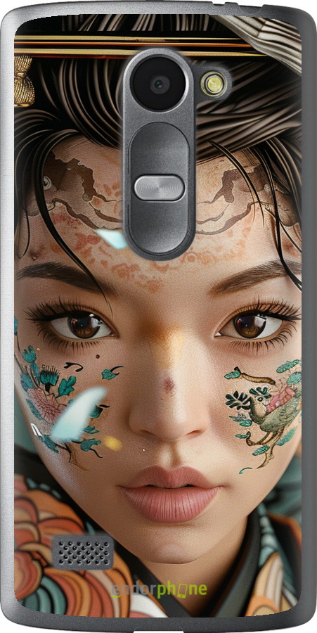 Силіконовий чехол Погляд душі самурая для LG Leon H324 - 6076u-403 изображение 