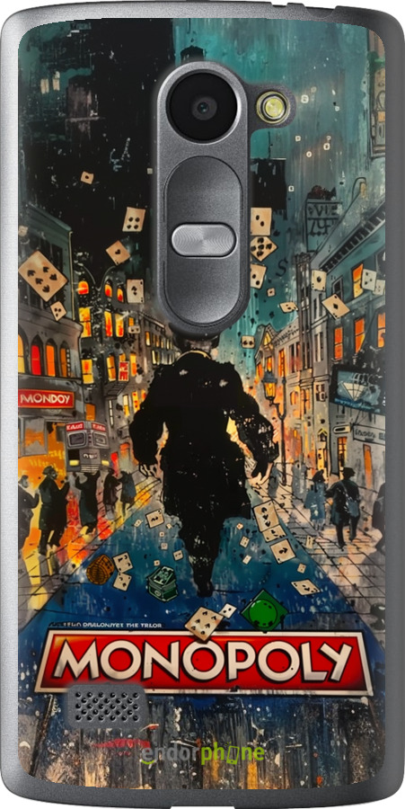 Силиконовый чехол Метрополис игры для LG Leon H324 - 6085u-403 изображение 