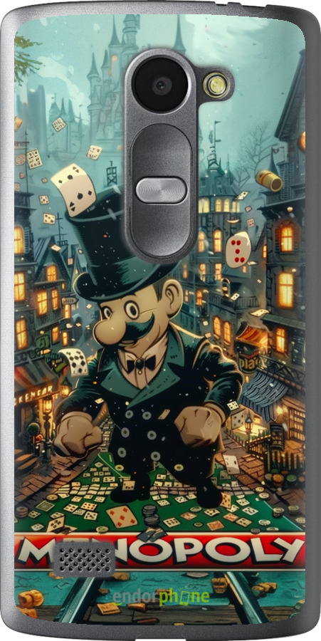Силиконовый чехол Сказочный Monopoly для LG Leon H324 - 6086u-403 изображение 