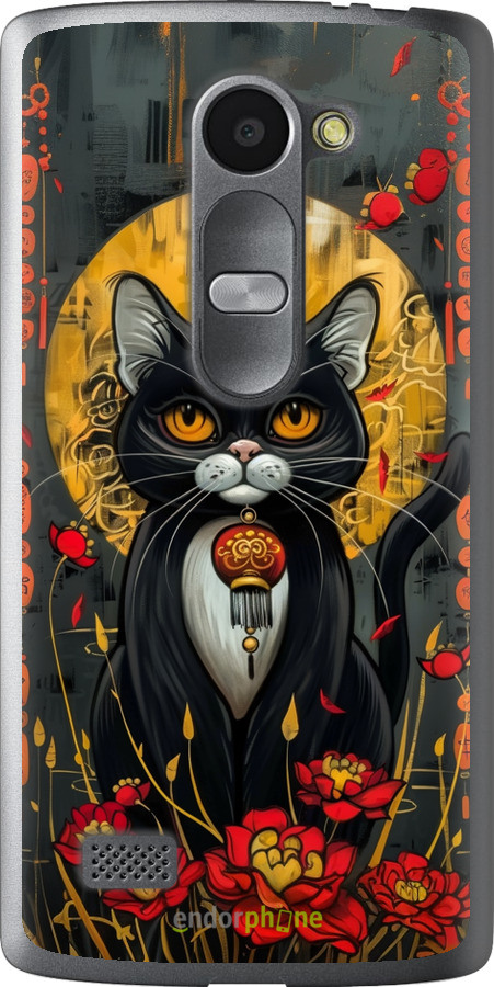 Силиконовый чехол China Cat для LG Leon H324 - 6134u-403 изображение 