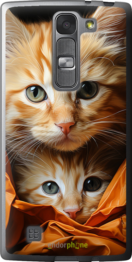 Силіконовий чехол Котики 2 для LG Magna H502F - 5664u-243 изображение 