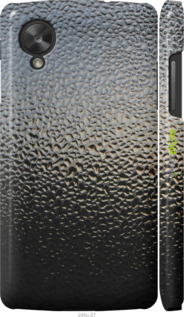 3D пластиковый глянцевый чехол Мокрое стекло для LG Nexus 5 - 245c-57 изображение 