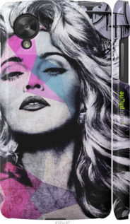 3D пластиковый глянцевый чехол Art-Madonna для LG Nexus 5 - 4131c-57 изображение 