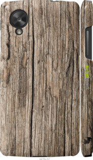 3D пластиковый глянцевый чехол Текстура дерева для LG Nexus 5 - 4476c-57 изображение 