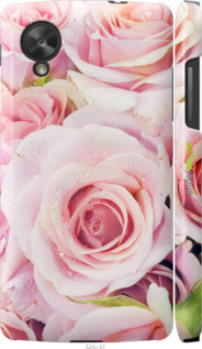 3D пластиковый глянцевый чехол Розы для LG Nexus 5 - 525c-57 изображение 
