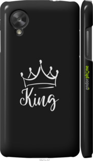 3D пластиковый глянцевый чехол Queen & King для него для LG Nexus 5 - 5521c-57 изображение 