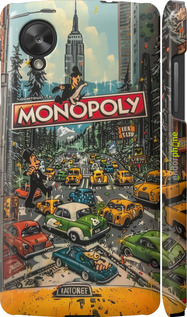 3D пластиковый матовый чехол Городской драйв Monopoly для LG Nexus 5 - 6088m-57 изображение 