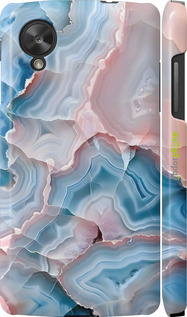 3D пластиковий глянцевий чехол Мрамор для LG Nexus 5 - 6306c-57 изображение 