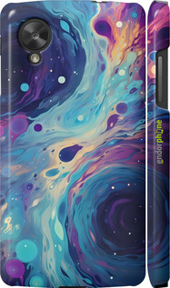 3D пластиковий глянцевий чехол Арт акварель для LG Nexus 5 - 6329c-57 изображение 