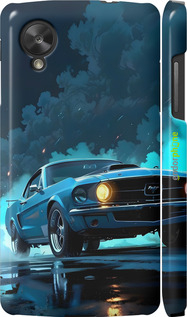 3D пластиковый глянцевый чехол Форд мустанг для LG Nexus 5 - 6374c-57 изображение 