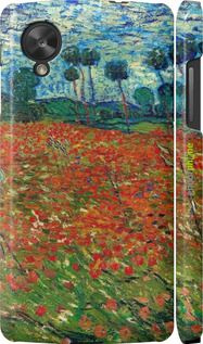 3D пластиковий глянцевий чехол Вінсент Ван Гог-Макове поле для LG Nexus 5 - 6466c-57 изображение 