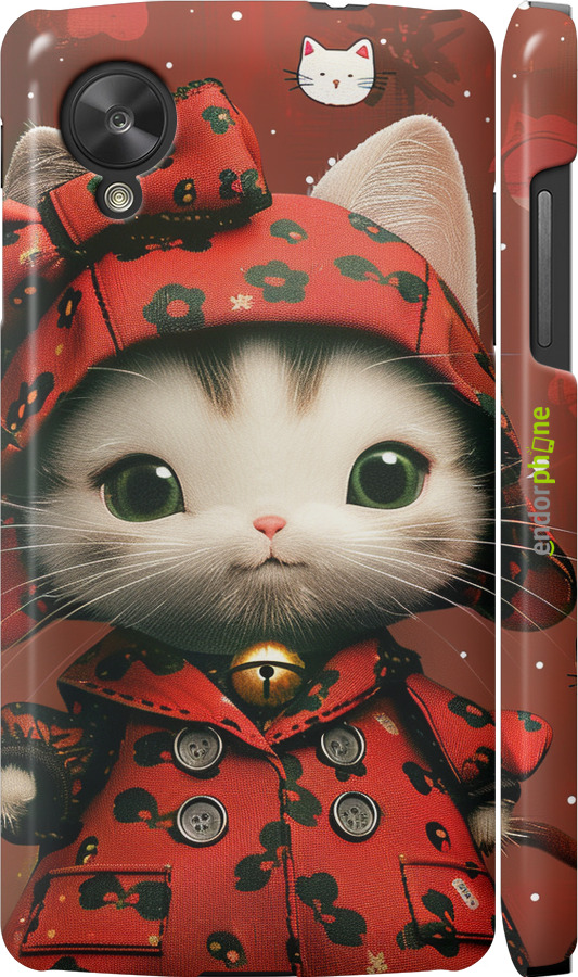 3D пластиковый глянцевый чехол Sweet Hello Kitty для LG Nexus 5 - 6035c-57 изображение 