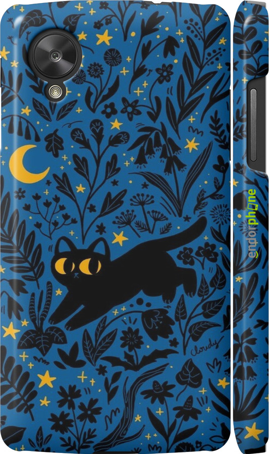 3D пластиковий глянцевий чехол Літня ніч для LG Nexus 5 - 6472c-57 изображение 