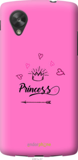 Силіконовий чехол Princess для LG Nexus 5 - 4361u-57 изображение 