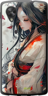 Силіконовий чехол Кіцуне для LG Nexus 5 - 6073u-57 изображение 