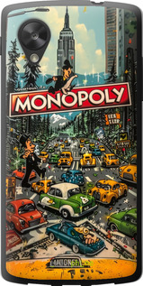 Силиконовый чехол Городской драйв Monopoly для LG Nexus 5 - 6088u-57 изображение 