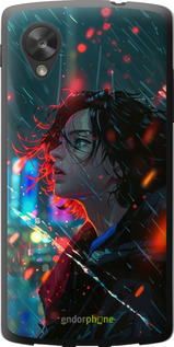Силиконовый чехол Ночные огни для LG Nexus 5 - 6096u-57 изображение 