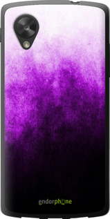 Силиконовый чехол Абстрактная композиция в фиолетовых тонах для LG Nexus 5 - 6478u-57 изображение 