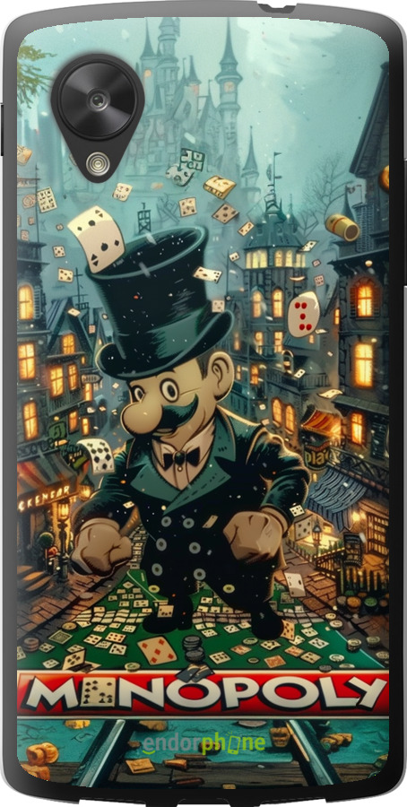 Силиконовый чехол Сказочный Monopoly для LG Nexus 5 - 6086u-57 изображение 
