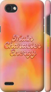 3D пластиковий матовий чохол 'Aura Gradient Main Character Energy Aesthetic Y2K' для LG Q6 зображення 5