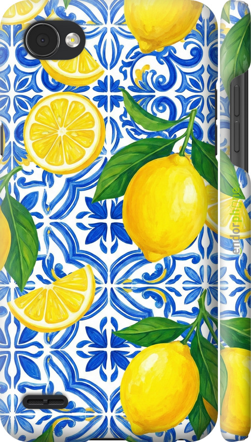 3D пластиковый матовый чехол Grocery Girl Italian Summer для LG Q6 - 6766m-1094 изображение 