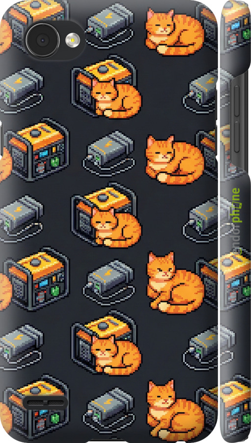 3D пластиковый матовый чехол Autonomous Zone для LG Q6 - 6771m-1094 изображение 