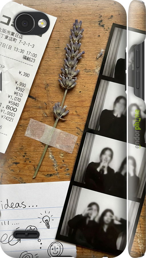 3D пластиковый матовый чехол Aesthetic Scrapbook Collage для LG Q6 - 6773m-1094 изображение 