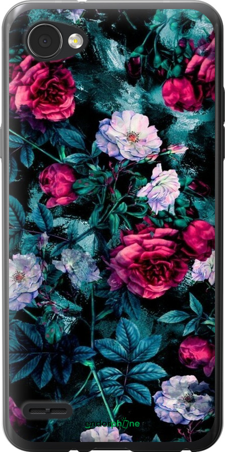 Силіконовий чехол Сад та троянди для LG Q6 - 6483u-1094 изображение 