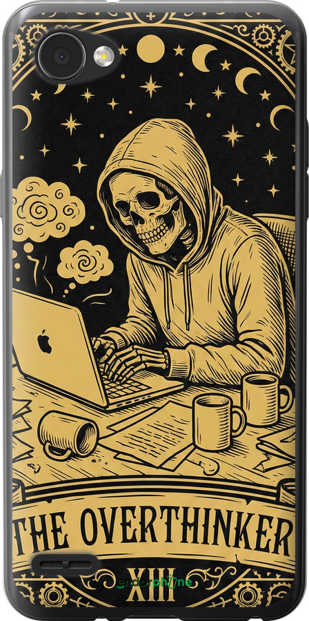 Силиконовый чехол The Overthinker для LG Q6 - 6774u-1094 изображение 