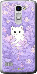 Силиконовый чехол Котик в цветах для LG Ray / X190 - 6390u-244 изображение 