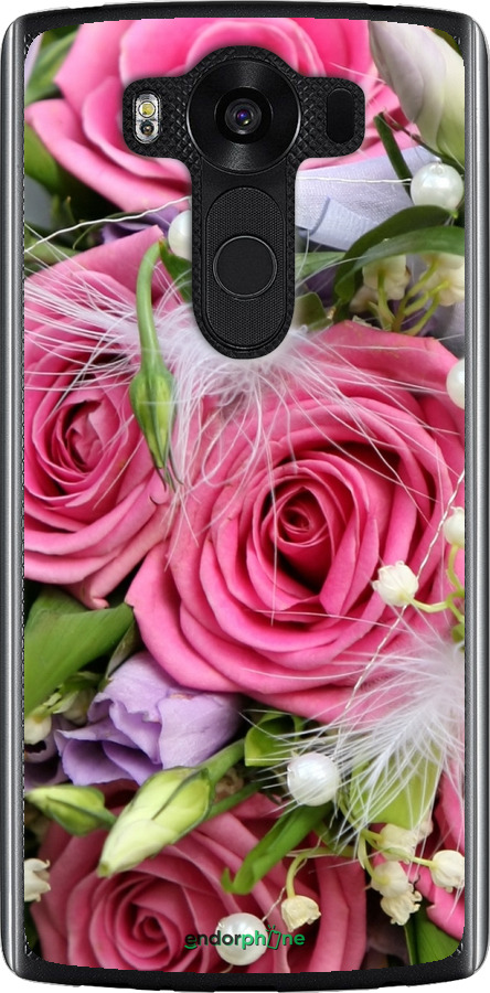 

Силіконовий чохол "Ніжність" для LG V10 H962, Рожевий
