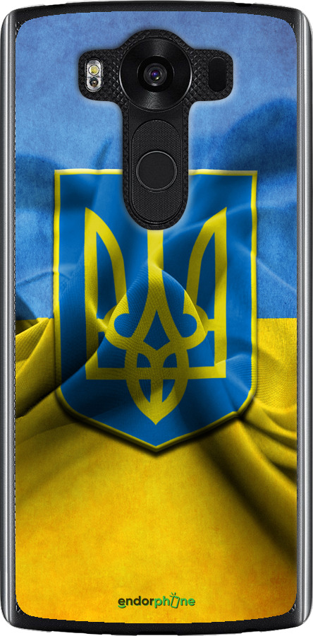 

Силіконовий чохол "Прапор та герб України" для LG V10 H962, Блакитний